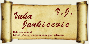 Vuka Jankićević vizit kartica